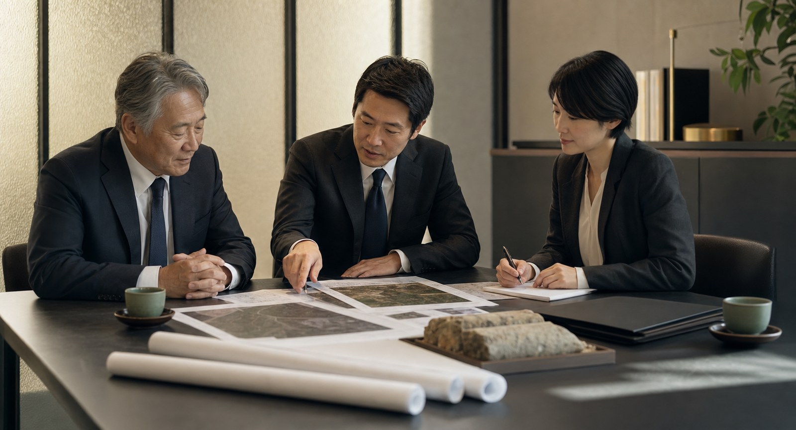 地質調査会社のM&A打ち合わせ